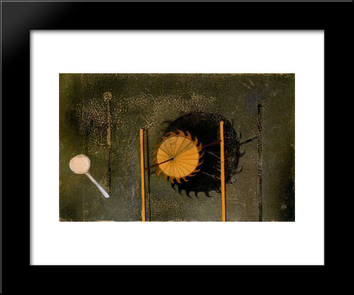 Suite Instruments De Tortura 20x24 Black Modern Wood Framed Art Print Poster by Ponc, Joan