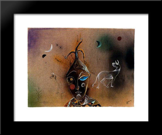 Suite Toros 20x24 Black Modern Wood Framed Art Print Poster by Ponc, Joan