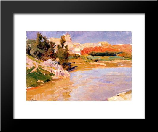 Covachuelas, Toledo 20x24 Black Modern Wood Framed Art Print Poster by Sorolla, Joaquin