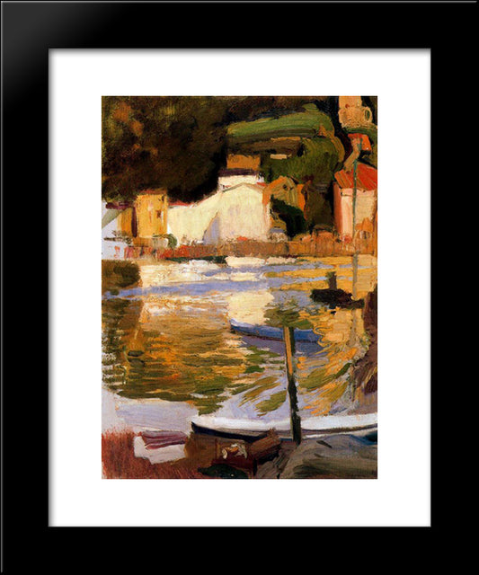 Excerpts 20x24 Black Modern Wood Framed Art Print Poster by Sorolla, Joaquin