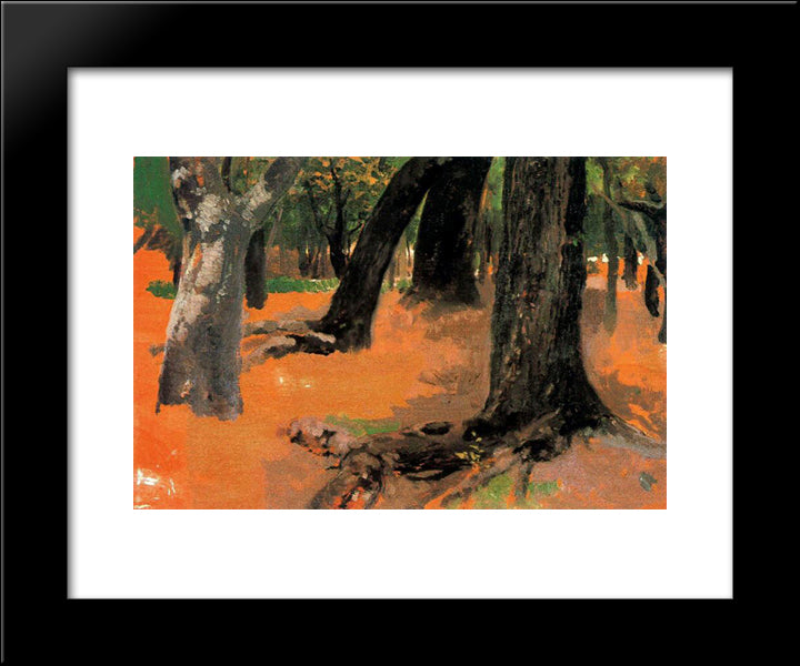 Landscape 20x24 Black Modern Wood Framed Art Print Poster by Sorolla, Joaquin