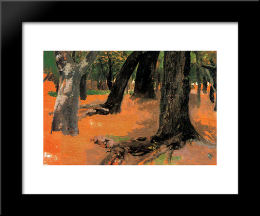 Landscape 20x24 Black Modern Wood Framed Art Print Poster by Sorolla, Joaquin