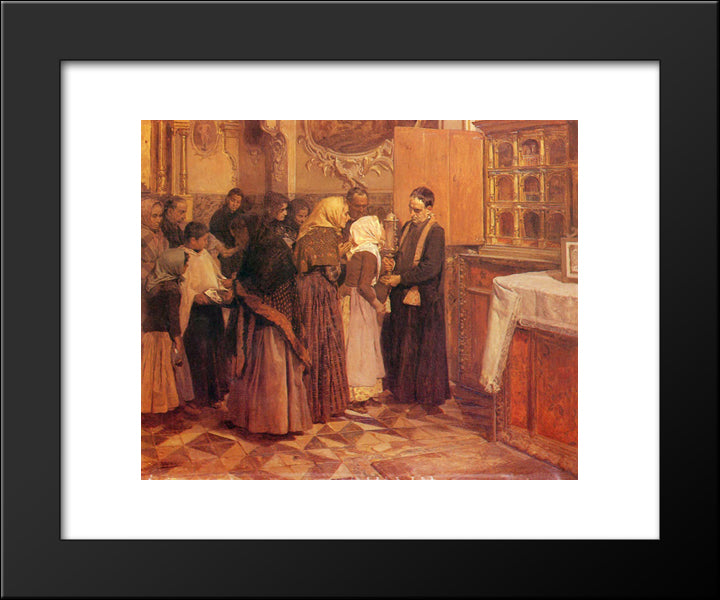 The Relic 20x24 Black Modern Wood Framed Art Print Poster by Sorolla, Joaquin