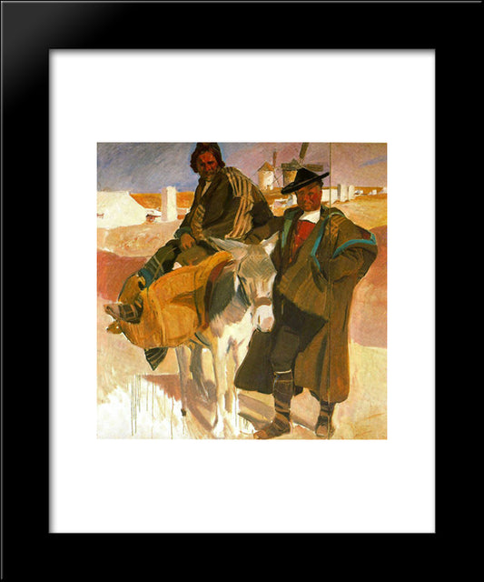 Types Of La Mancha 20x24 Black Modern Wood Framed Art Print Poster by Sorolla, Joaquin