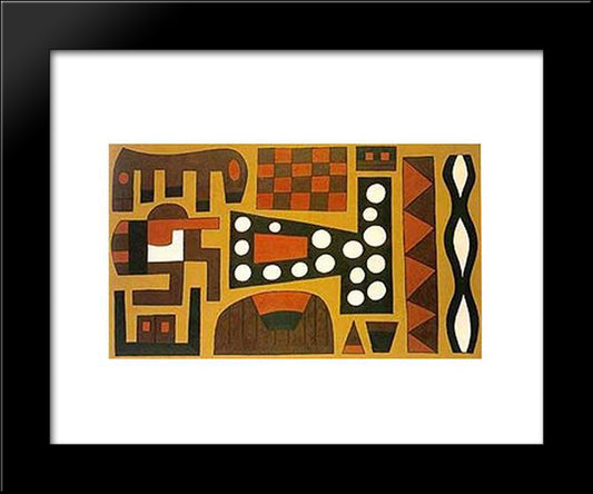 A Estacao 20x24 Black Modern Wood Framed Art Print Poster by Rodrigo, Joaquim