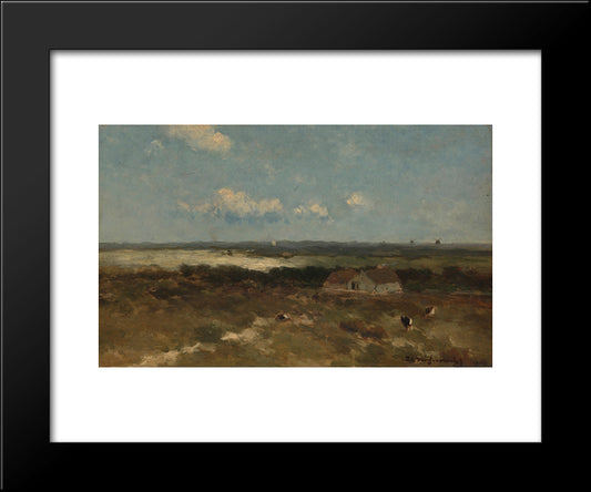 Dune 20x24 Black Modern Wood Framed Art Print Poster by Weissenbruch, Johan Hendrik