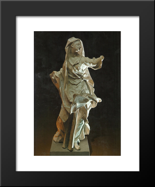 Allegory Of Faith 20x24 Black Modern Wood Framed Art Print Poster by Pinzel, Johann Georg