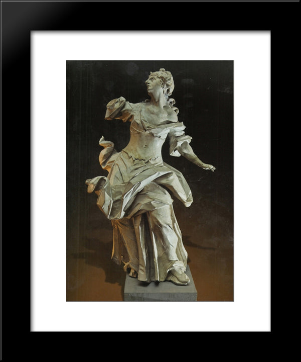 Allegory Of Wisdom 20x24 Black Modern Wood Framed Art Print Poster by Pinzel, Johann Georg