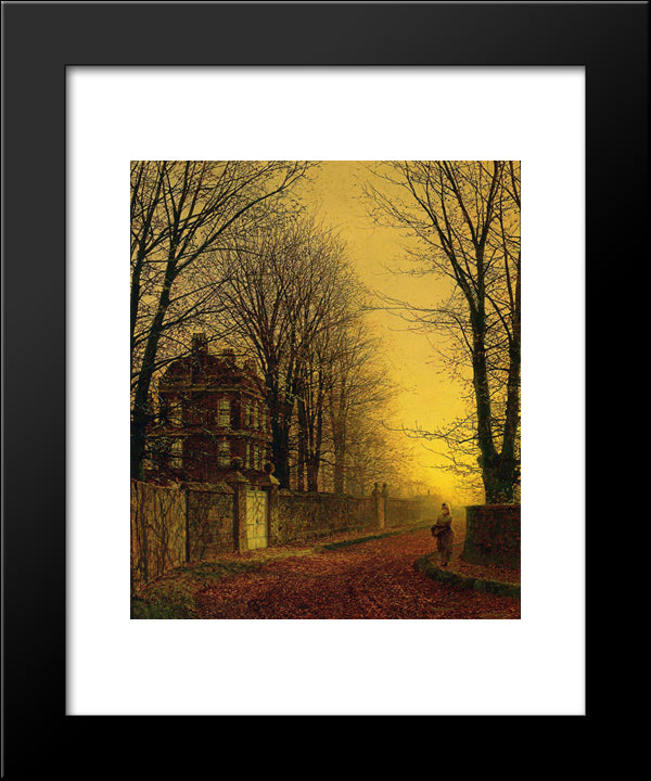 Autumn Gold 20x24 Black Modern Wood Framed Art Print Poster by Grimshaw, John Atkinson