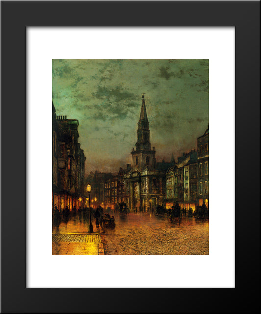 Blackman Street, London 20x24 Black Modern Wood Framed Art Print Poster by Grimshaw, John Atkinson
