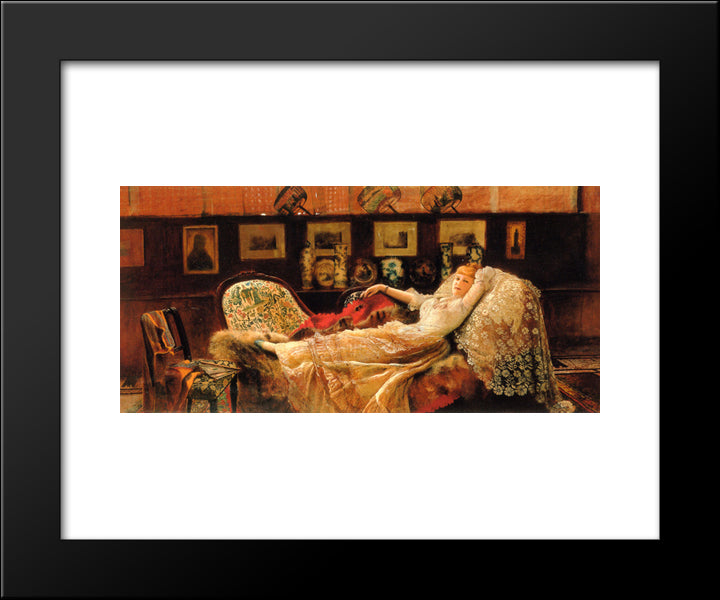 Day Dreams 20x24 Black Modern Wood Framed Art Print Poster by Grimshaw, John Atkinson