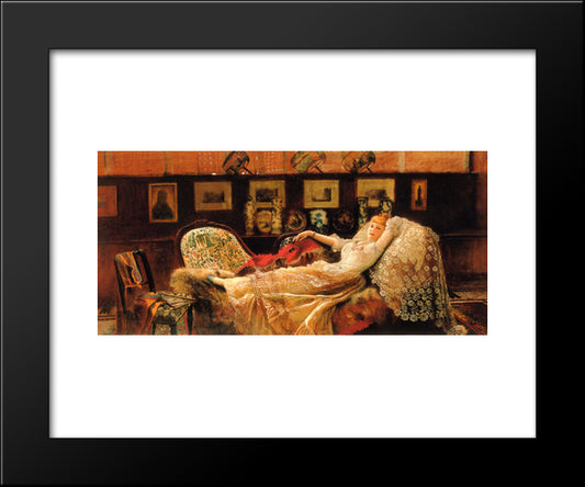 Day Dreams 20x24 Black Modern Wood Framed Art Print Poster by Grimshaw, John Atkinson