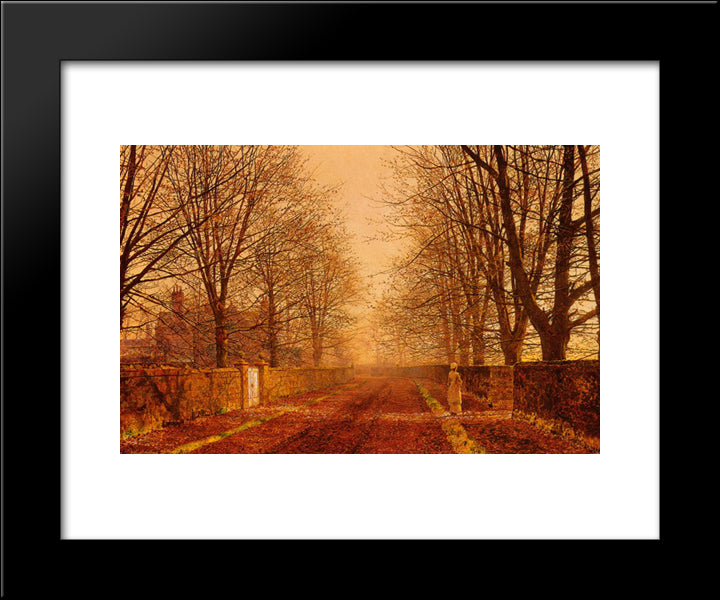 Golden Light 20x24 Black Modern Wood Framed Art Print Poster by Grimshaw, John Atkinson