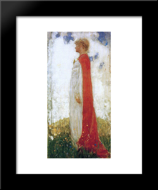 The Fairy Princess 20x24 Black Modern Wood Framed Art Print Poster by Bauer, John