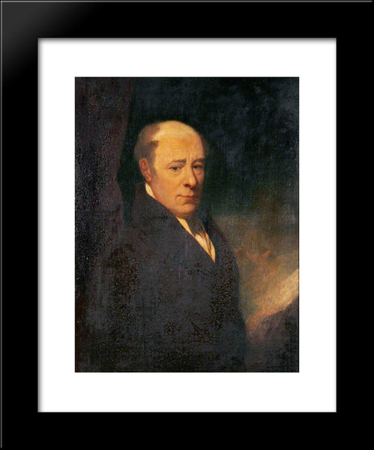 Sir Robert Seppings 20x24 Black Modern Wood Framed Art Print Poster by Bradley, John