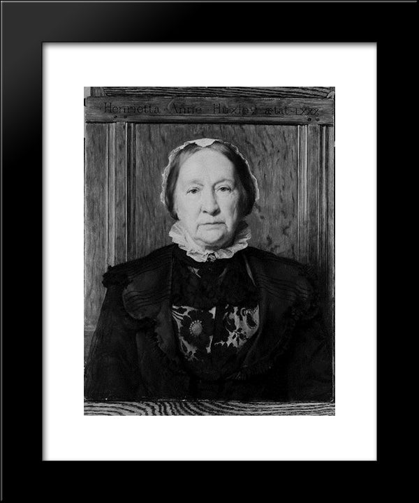 Mrs Huxley 20x24 Black Modern Wood Framed Art Print Poster by Collier, John