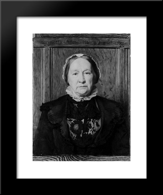 Mrs Huxley 20x24 Black Modern Wood Framed Art Print Poster by Collier, John