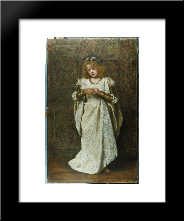 The Child Bride 20x24 Black Modern Wood Framed Art Print Poster by Collier, John