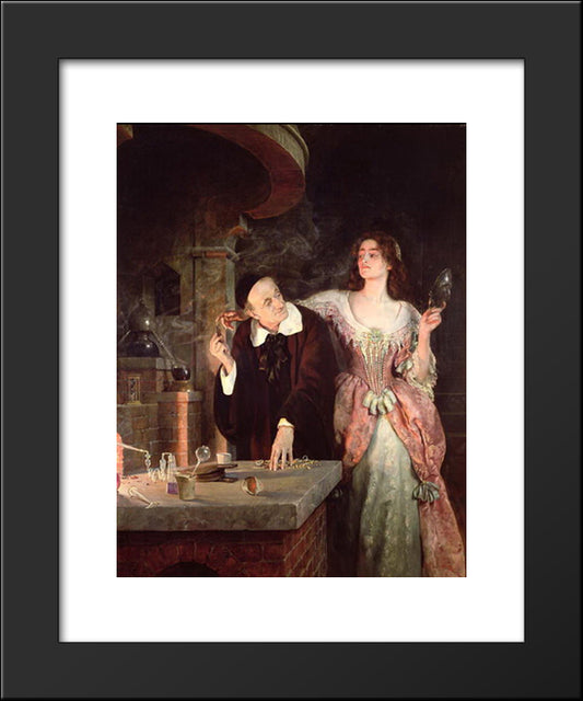 The Laboratory 20x24 Black Modern Wood Framed Art Print Poster by Collier, John