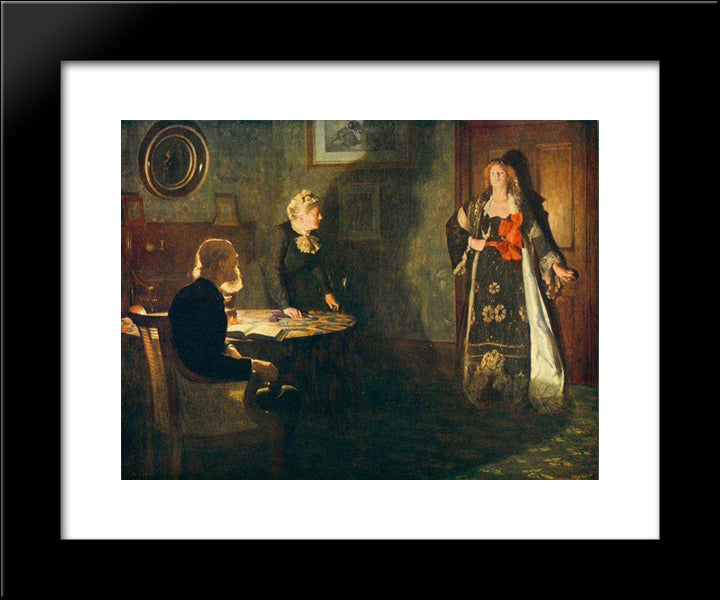 The Prodigal Daughter 20x24 Black Modern Wood Framed Art Print Poster by Collier, John