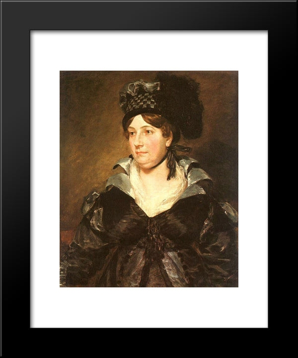 Mrs. James Pulham Sr. 20x24 Black Modern Wood Framed Art Print Poster by Constable, John