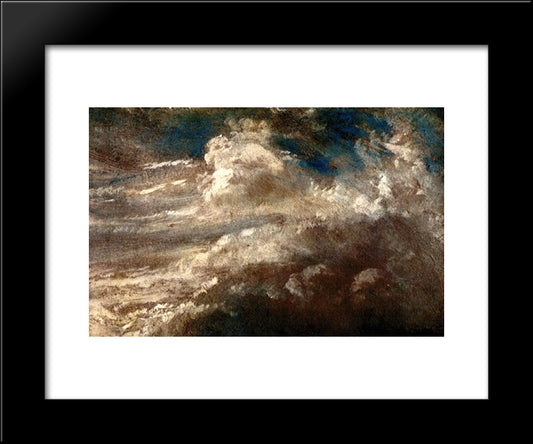 Nuvens 20x24 Black Modern Wood Framed Art Print Poster by Constable, John