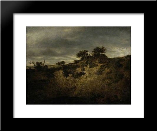 A Sandy Hollow 20x24 Black Modern Wood Framed Art Print Poster by Crome, John