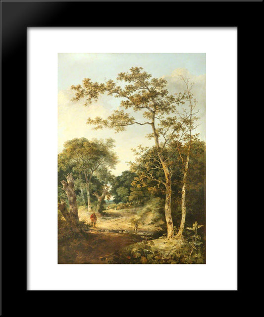 Marlingford Grove 20x24 Black Modern Wood Framed Art Print Poster by Crome, John