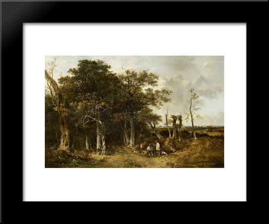 The Beaters 20x24 Black Modern Wood Framed Art Print Poster by Crome, John