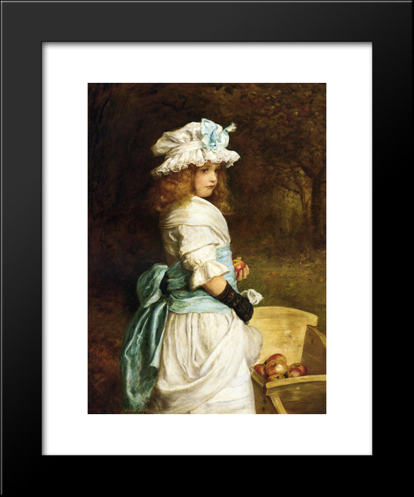 Pomona 20x24 Black Modern Wood Framed Art Print Poster by Millais, John Everett