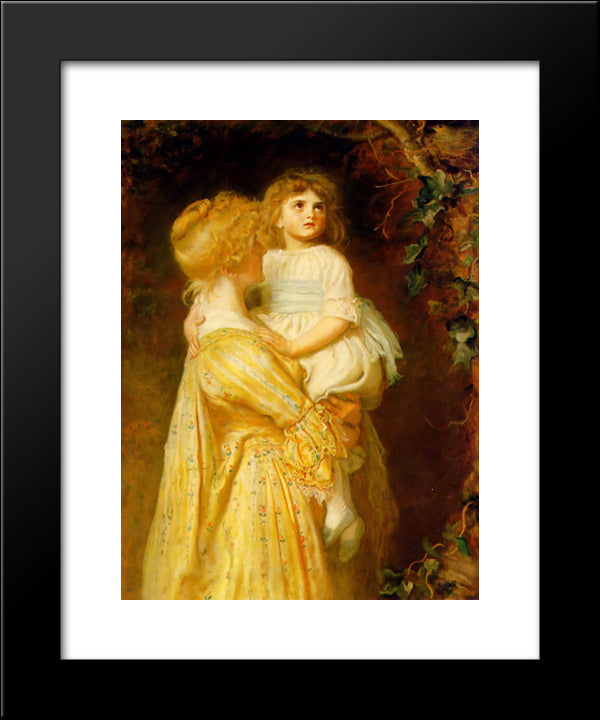 The Nest 20x24 Black Modern Wood Framed Art Print Poster by Millais, John Everett