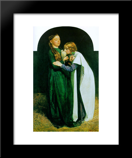 The Return Of The Dove To The Ark 20x24 Black Modern Wood Framed Art Print Poster by Millais, John Everett