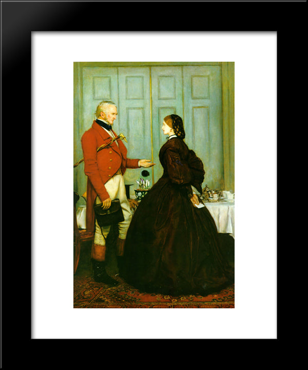 Trust Me 20x24 Black Modern Wood Framed Art Print Poster by Millais, John Everett