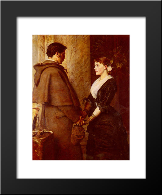 Yes 20x24 Black Modern Wood Framed Art Print Poster by Millais, John Everett