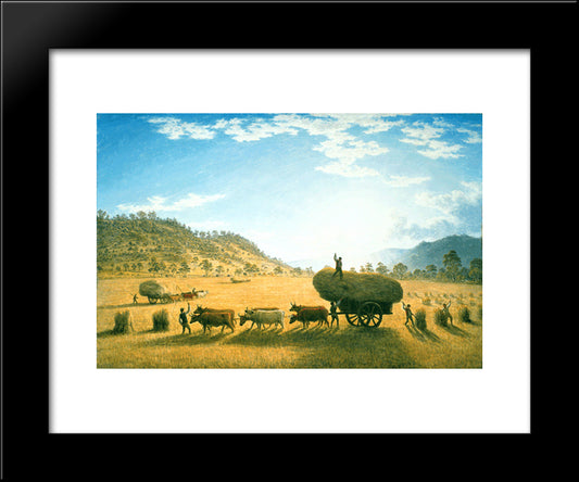 My Harvest Home 20x24 Black Modern Wood Framed Art Print Poster by Glover, John