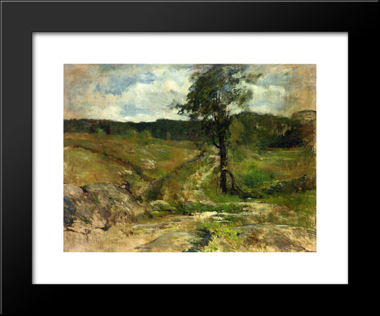 Branchville 20x24 Black Modern Wood Framed Art Print Poster by Twachtman, John Henry
