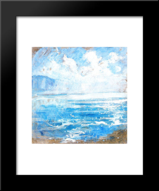 Niagara Gorge 20x24 Black Modern Wood Framed Art Print Poster by Twachtman, John Henry