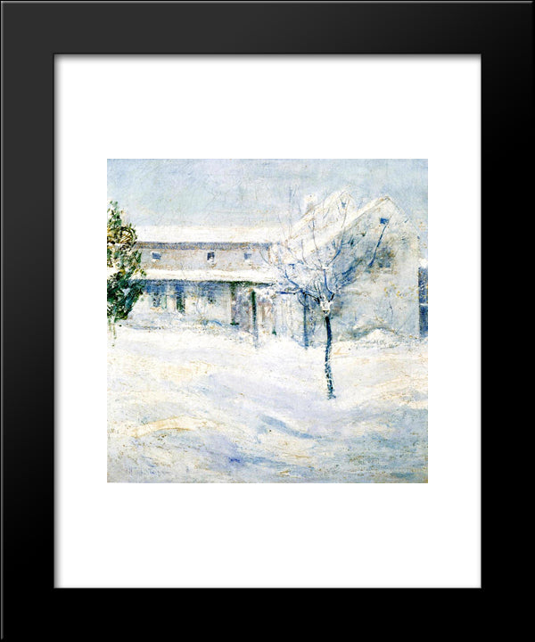 Old Holley House 20x24 Black Modern Wood Framed Art Print Poster by Twachtman, John Henry