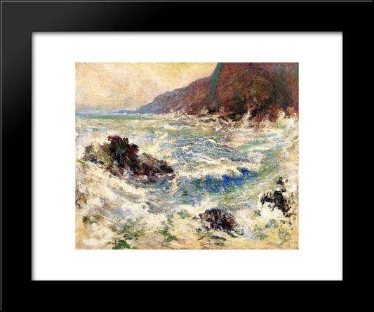 Sea Scene 20x24 Black Modern Wood Framed Art Print Poster by Twachtman, John Henry