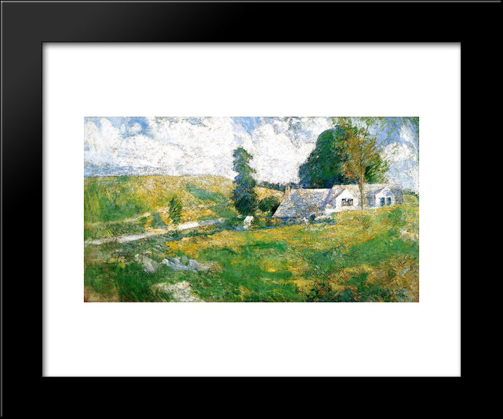 Summer 20x24 Black Modern Wood Framed Art Print Poster by Twachtman, John Henry