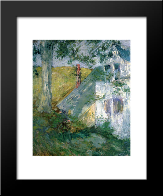 The Summer House 20x24 Black Modern Wood Framed Art Print Poster by Twachtman, John Henry