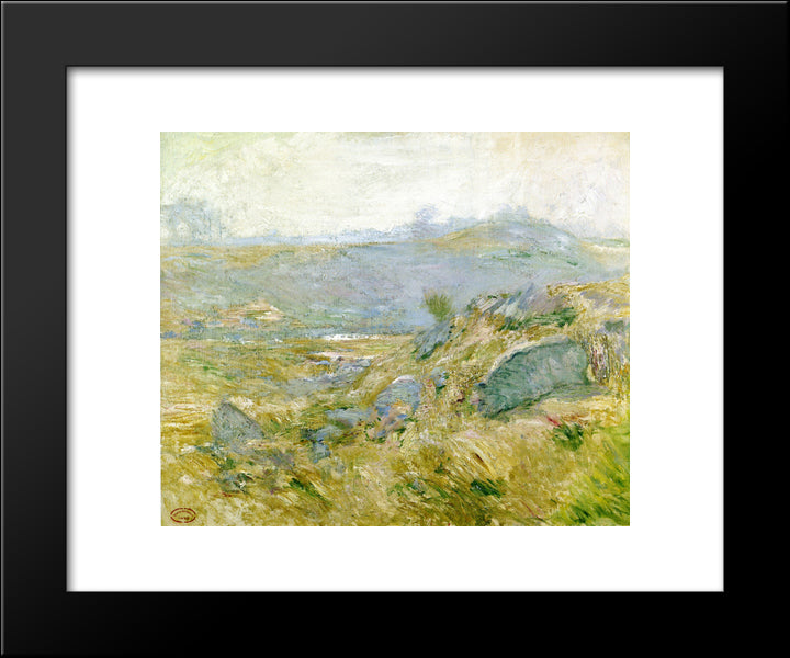 Upland Pastures 20x24 Black Modern Wood Framed Art Print Poster by Twachtman, John Henry