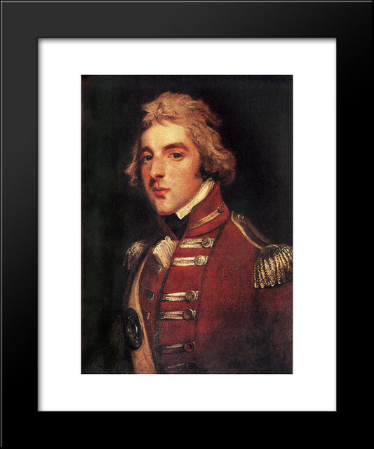 Arthur Wellesley, 1St Duke Of Wellington 20x24 Black Modern Wood Framed Art Print Poster by Hoppner, John