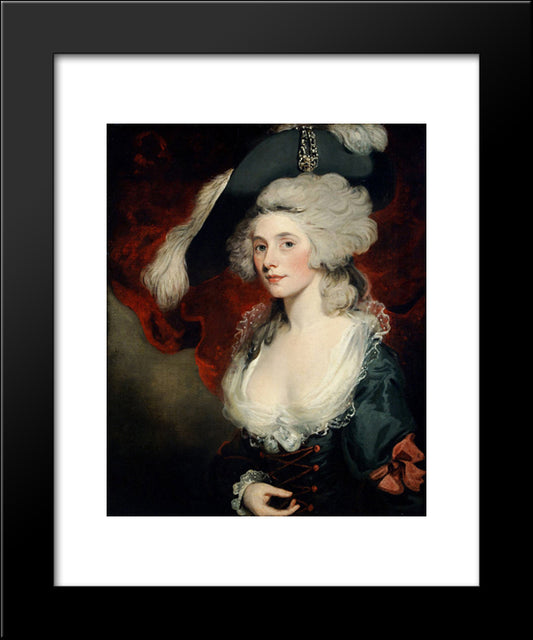 Mary Robinson As Perdita 20x24 Black Modern Wood Framed Art Print Poster by Hoppner, John