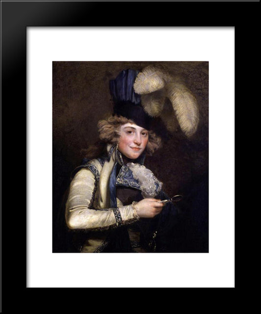 Portrait Of Dorothy Jordan As Hypolita 20x24 Black Modern Wood Framed Art Print Poster by Hoppner, John