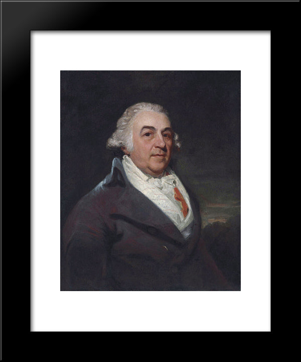 Richard Bache 20x24 Black Modern Wood Framed Art Print Poster by Hoppner, John