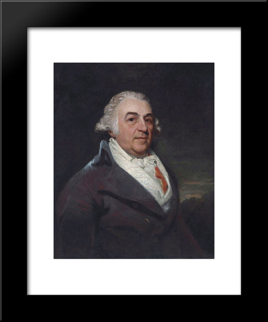 Richard Bache 20x24 Black Modern Wood Framed Art Print Poster by Hoppner, John