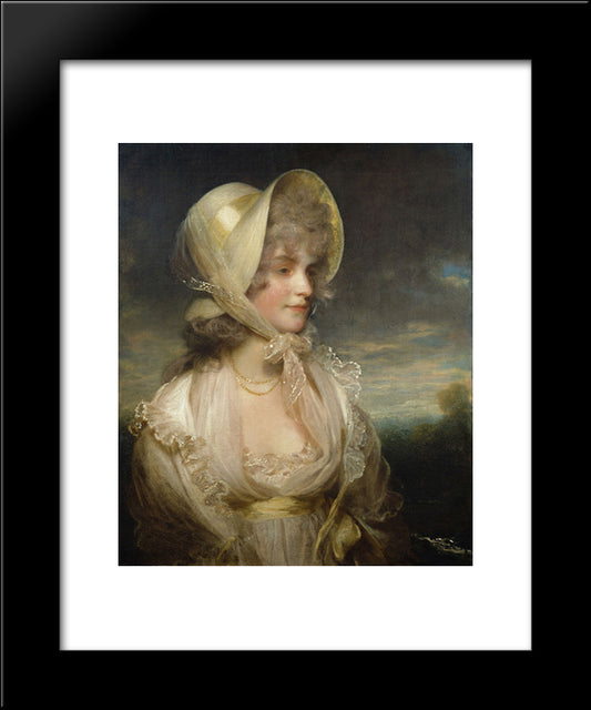 The Honorable Lucy Elizabeth Byng 20x24 Black Modern Wood Framed Art Print Poster by Hoppner, John