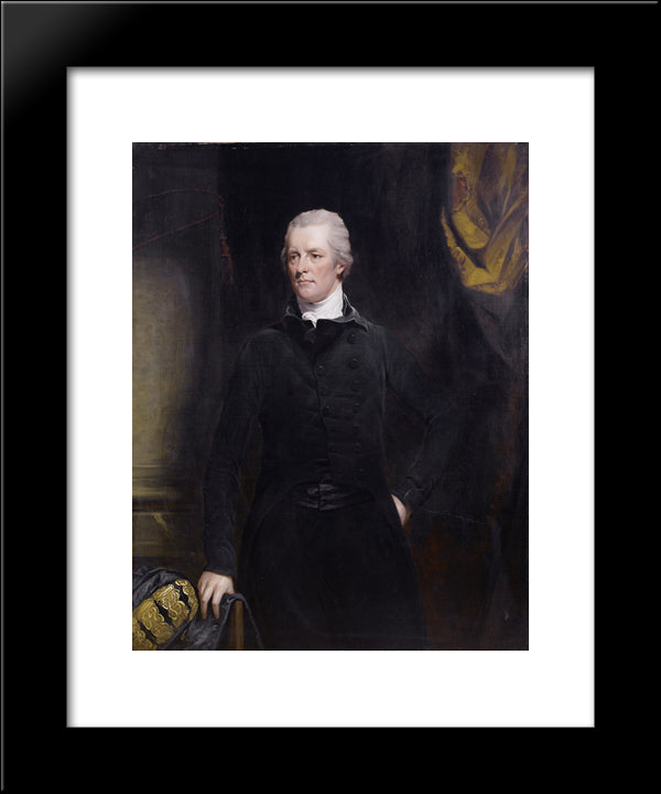 William Pitt The Younger 20x24 Black Modern Wood Framed Art Print Poster by Hoppner, John