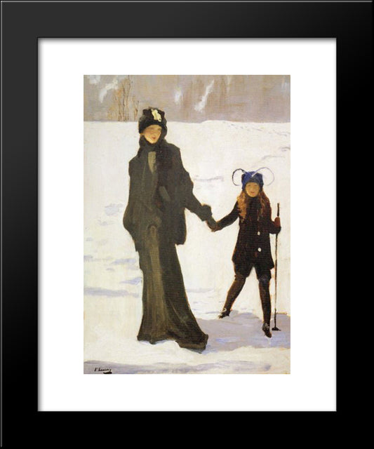 Japanese Switzerland 20x24 Black Modern Wood Framed Art Print Poster by Lavery, John